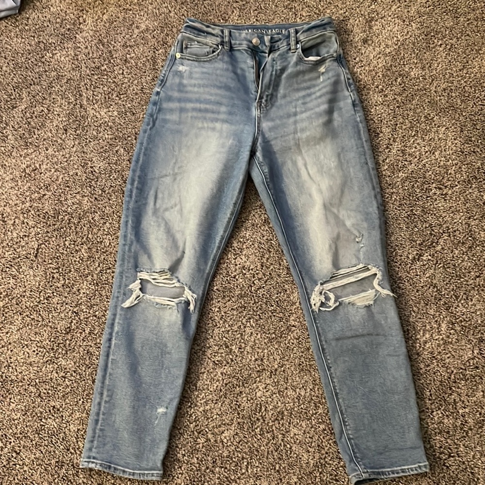 American eagle curvy mom jeans